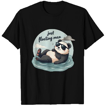 Discover Cute Panda with Sunglasses T Shirts