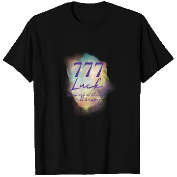 Discover Angel Numbers Luck Mindful Quote 777 T Shirts