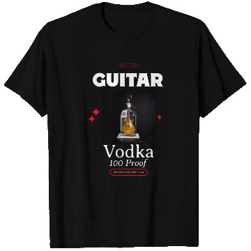 Discover Guitar Vodka T Shirts