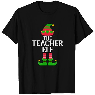 Discover The Teacher Elf Christmas T Shirts