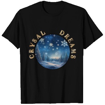 Discover Winter's Embrace - A Crystal Clear Dream T Shirts