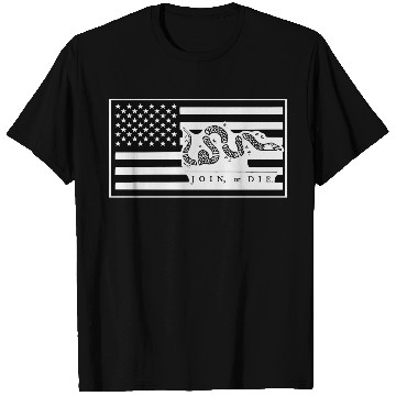 Discover Join Or Die Flag 1776 LIKE US ON FACEBOOK # T Shirts