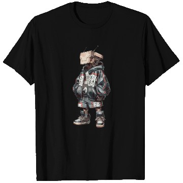 Discover futuristic robot with a streetwear-inspired T Shirts
