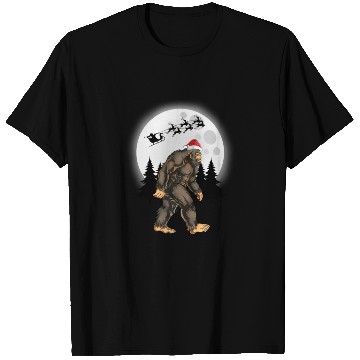 Discover Bigfoot Believe Christmas Tree Sasquatch Santa T Shirts