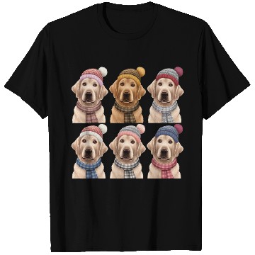 Discover Winter Golden Retriever T Shirts
