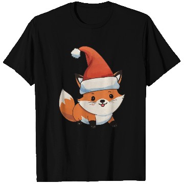 Discover Fox Christmas Watercolor T Shirts