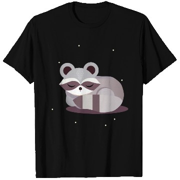 Discover Minimalist raccoon animal illustration T Shirts