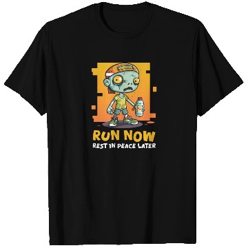 Discover Halloween Runner Run Now, Rest In Peace Later T Shirts