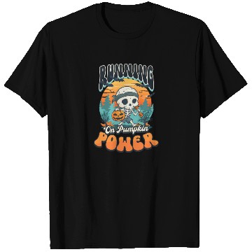 Discover Halloween Runner Running On Pumpkin Power T Shirts