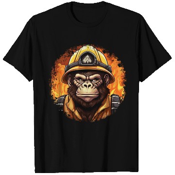 Discover Monkey Firefighter T Shirts