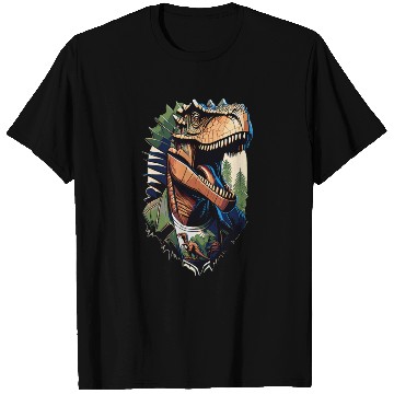 Discover Tyrannosaurus style - Cool Raptor in Jacket T Shirts