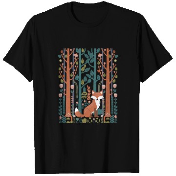 Discover Cottagecore Fox in enchanting Forest T Shirts