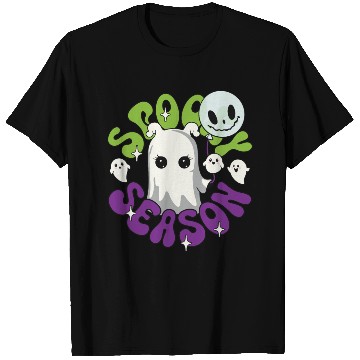 Discover Halloween Ghosts Spooky Season T Shirts