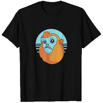 Discover Funny Monkey Face Golden Snub Nosed Monkey T Shirts