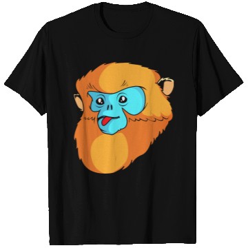 Discover Cute Monkey Face Golden Snub Nosed Monkey Lover T Shirts