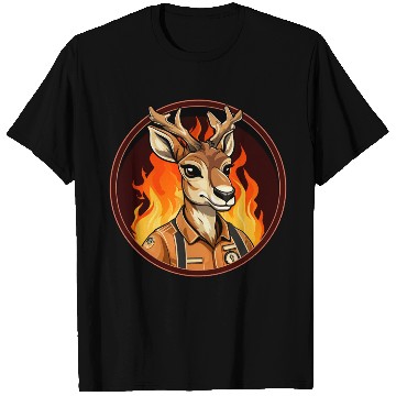 Discover Firefighter Deer T Shirts