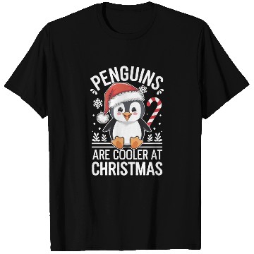 Discover Penguins Are Cooler At Christmas T Shirts