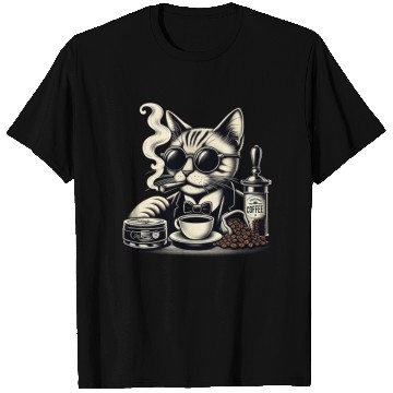 Discover "Midnight Cat" T Shirts