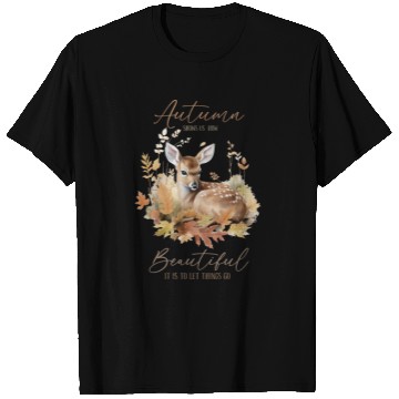 Discover Autumn Grace - Letting Go with the Seasons T Shirts