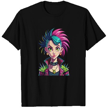 Discover Vivid Punk Rebellion - Bold and Fearless T Shirts