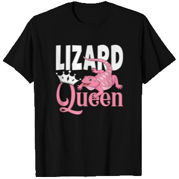 Discover Bearded Dragon Lizard Lover Girl Lizard Queen T Shirts