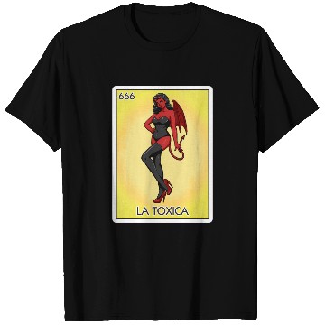 Discover La Toxica Card Funny Toxic Women's La Toxica T Shirts
