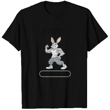 Discover Hustle For That Muscle Bunny T Shirts