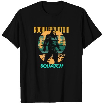 Discover Rocky mountain sasquatch. T Shirts