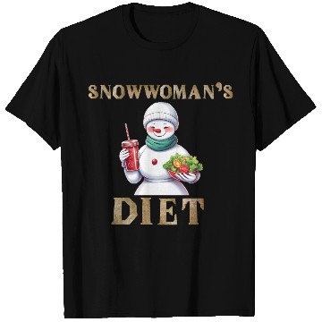 Discover Snowwoman's Sweet and Salty Cravings T Shirts