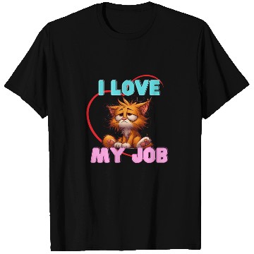 Discover Sad Cat T Shirts – I Love My Job Funny Apparel