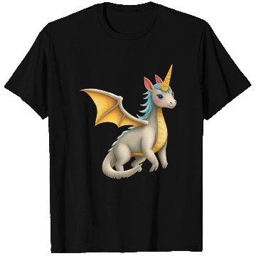 Discover Little Sweet Unicorn Dragon T Shirts