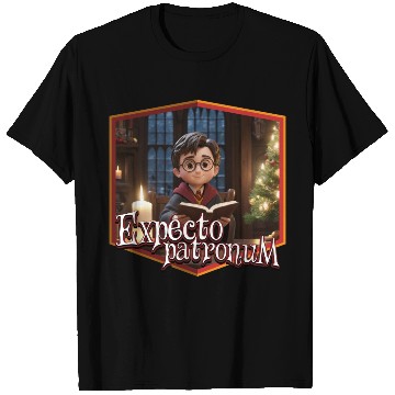 Discover Magical christmas expecto patronum wizard T Shirts