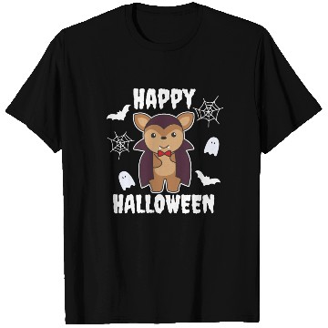 Discover Deer Happy Halloween Cute Devil Vampire Costume T Shirts