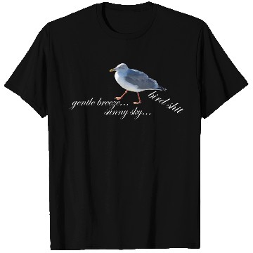 Discover sun sea atlantic coast seagull holidays bird shit T Shirts