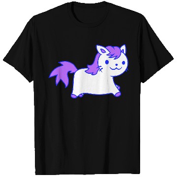 Discover Little Pony Cat Face Little Small Horse Riding Fun T Shirts