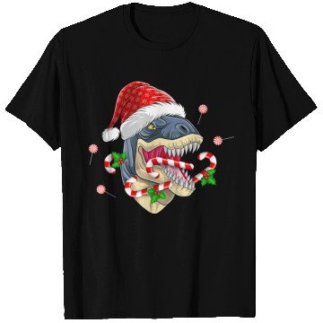 Discover Santasaurus Rex Dinosaur xmas Santa Hat Santa Hat T Shirts