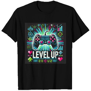 Discover game level up T Shirts