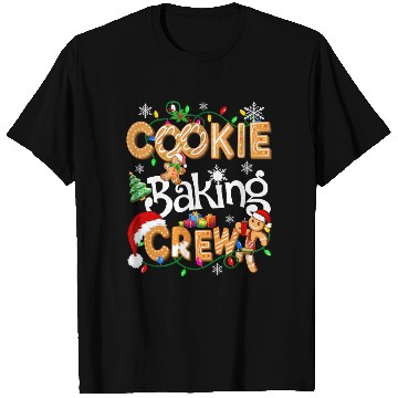 Discover Cookie baking crew Cooking Lover Xmas Gingerbread T Shirts