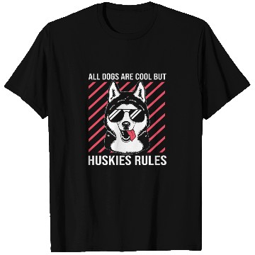 Discover Siberian Husky All Dog Are Cool Dog With Sunglass T Shirts