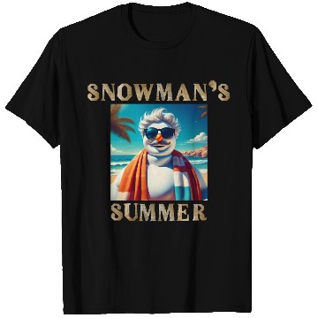 Discover Chillin' Snowman: A Summer Surprise T Shirts
