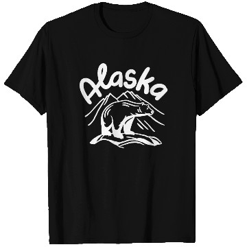 Discover Alaska Bear Adventure Lovers T Shirts