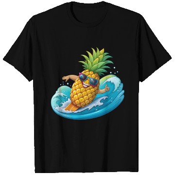 Discover Pineapple Surfer T Shirts