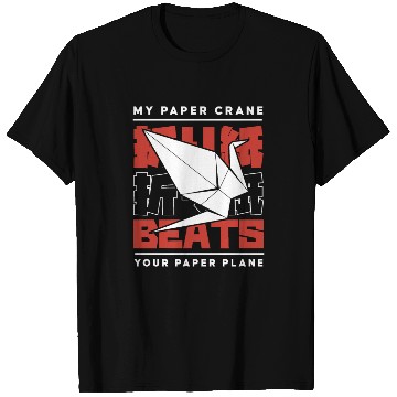 Discover My Paper Crane Beats Your Paper Plane Owl Folding T Shirts