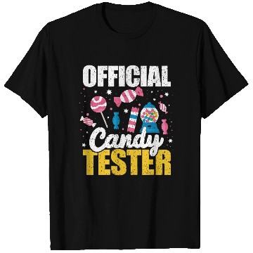 Discover Kids Women Official Candy Tester For Candy Lover T Shirts