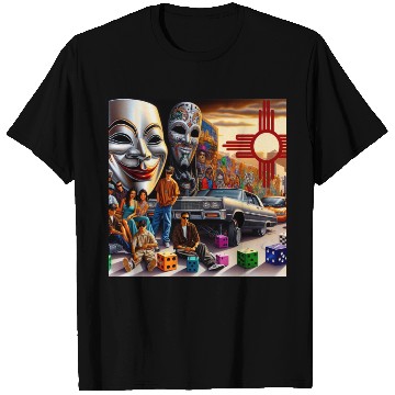 Discover New Mexico Zia Symbol T Shirts