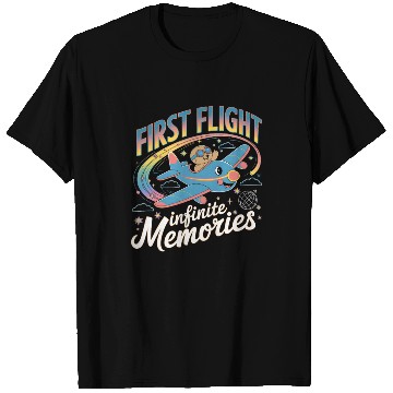 Discover My First Plane Ride First Flight T Shirts