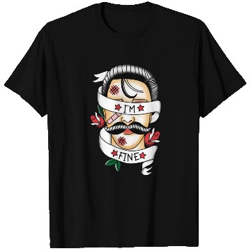 Discover I'm Fine Beat up Gentleman T Shirts