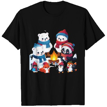 Discover Winter Wonderland Critters T Shirts