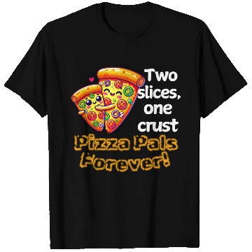 Discover Cheesy Together: Two Slices, One Heart! T Shirts