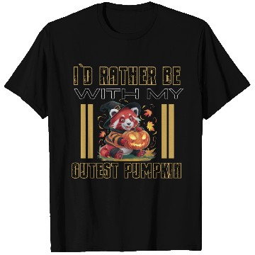 Discover I`D Rather Be With My Cutest Pumpkin Fall Design T Shirts